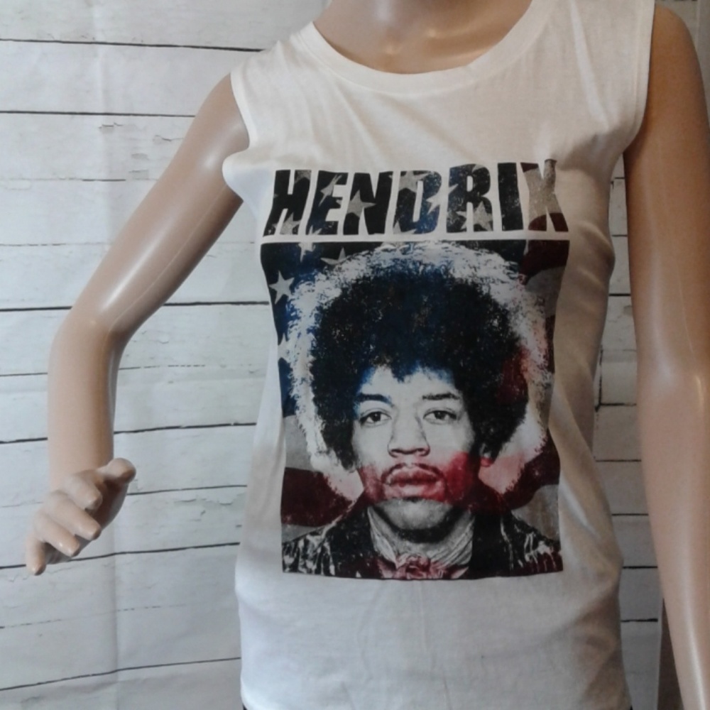 Jimi Hendrix Back-out Tank Top by Project Karma